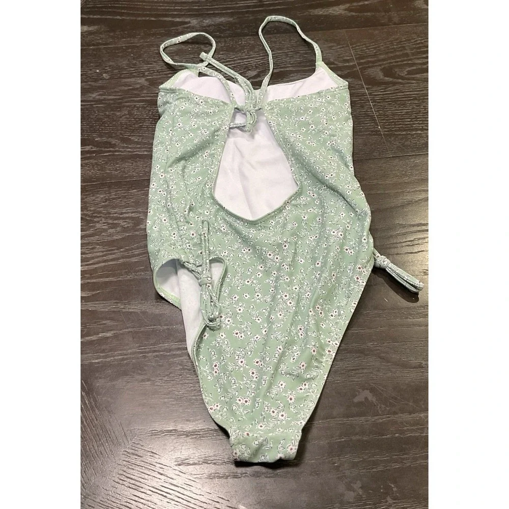 Green one‎ piece swimsuit